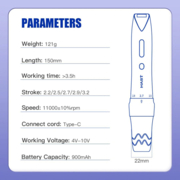 Machine Mast P60 WQP-053-1, Purple