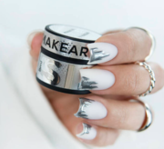 Гель краска Makear Metallic Gel Silver, 5 мл