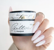 Гель моделирующий Makear Geltix GT04 Milky Shine, 15 мл