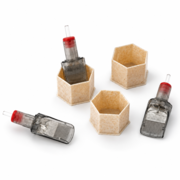 Biodegradable caps for pigment EZ Tattoo S 10x10 mm (200 pcs/pack)