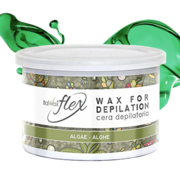 ItalWax Flex depilation wax in a 400 ml can, raspberry