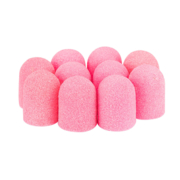 Pedicure cap attachment AlleMed Fabric Podo 7 mm 150 grit (100 pcs), pink