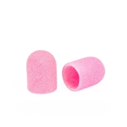 Pedicure cap attachment AlleMed Fabric Podo 7 mm 150 grit (100 pcs), pink