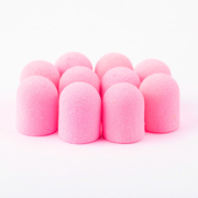 Pedicure cap attachment AlleMed Fabric Podo 7 mm 240 grit (100 pcs), pink