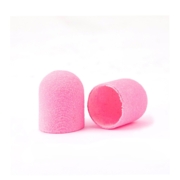 Pedicure cap attachment AlleMed Fabric Podo 7 mm 240 grit (100 pcs), pink