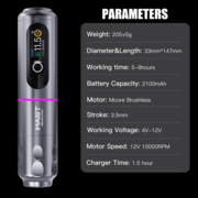 Mašina Mast Archer 2 WQP-050-8, pilka
