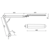 Schattenlos Schreibtisch Schreibtischlampe 14 W Schattenlos Nr. 9502