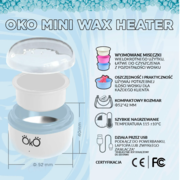 OKO Mini Wax Heater in Can, White