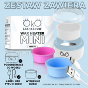 OKO Mini Wax Heater in Can, White