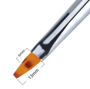 Glam Line ombre brush black zirconia, 6/13mm