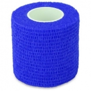Cohesive adhesive bandage 4.5cm x 5m, blue