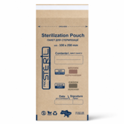 ProSteril Sterilization Bags 100*200 PK B (100 pcs pack), Brown Kraft