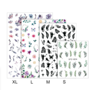 Water nail stickers STZ-824, leaves