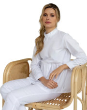 Sieviešu medicīnas kostīms In White 3987 (50. izmērs), balts