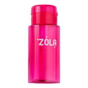 Słoik na płyn z pompką Zola 180 ml, różowy