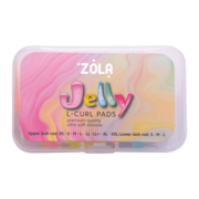 Zola Jelly L-Curl Silikona Skropstu Rullīšu Komplekts Augšējām un Apakšējām Skropstām (XS, S, M, L, LL, LL+, XL, XXL)