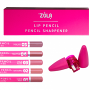 Zola Lippenstift-Set mit Anspitzer