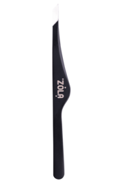 Zola Black Professional Eyebrow Tweezers, Slanted