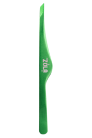 Zola Green Professional Eyebrow Tweezers, Slanted