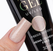 MollyLac Akrilo gelis Beige Goddess, be Hema/di-Hema, 30 ml