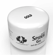 Żel do zdobień Spider Gel MollyLac Gold 3ml, złoty