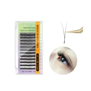 Rzęsy Nagaraku Mink Single tip 2D Y-shape czarne C, 0.07, 12 mm