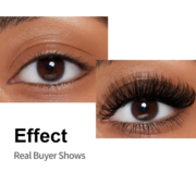 Eyelashes Nagaraku 8D W-Shape Mix C, 0.07, 8-15 mm
