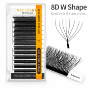 Rzęsy Nagaraku Mink 8D W-shape Mix C, 0.07, 8-15 mm