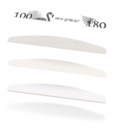 Pilnik do paznokci półksiężyc Aba Group Flaming Slim 150/180 grit (50 szt.)