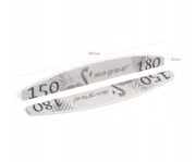 Pilnik do paznokci półksiężyc Aba Group Flaming Slim 150/180 grit (50 szt.)