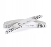 Nail File Half-Moon Aba Group Flaming Standard 100/180 Grit (50 pcs/pack)