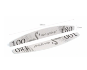 Nail File Half-Moon Aba Group Flaming Standard 100/180 Grit (50 pcs/pack)