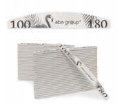 Nail File Half-Moon Aba Group Flaming Standard 100/180 Grit (50 pcs/pack)