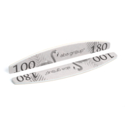 Half-moon nail file Aba Group Flaming Slim 100/180 grit (25 pcs.)