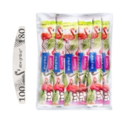 Safe half-moon nail file package Aba Group Flaming Slim 100/180 grit (100 pcs.)