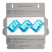 Step for brow lamination Zola Color Lab Volume Blue Fixer №02, 1 ml x 3 pcs.