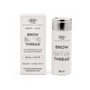Nić barwiąca do geometrii brwi Wonder Lashes Brow Henna Mapping 30 m, biała