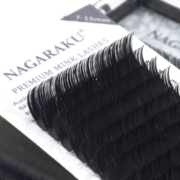 Ресницы Nagaraku Mink New generation черные Mix D 0.07 7-15 мм