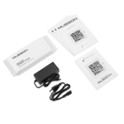 Pochłaniacz pyłu MUSSON X3 72 W, srebrny