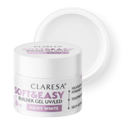 Ehitusgeel Claresa Soft&amp;Easy Milky WHITE, 45 g