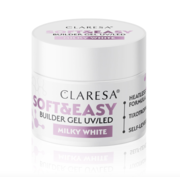 Ehitusgeel Claresa Soft&amp;Easy Milky WHITE, 45 g