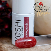 Hybrid nail polish Yoshi No Way Rose No. 143, 6 ml