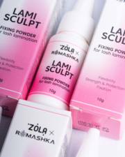 Proszek utrwalający do laminacji rzęs Zola x Romashka LamiSculpt 10 g