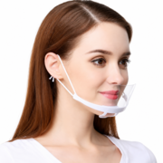 Taaskasutatav läbipaistev plastikkaitsemask