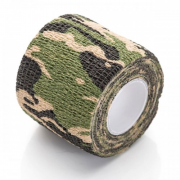 Self-adhesive cohesive bandage 4.5cm x 5m, camouflage green