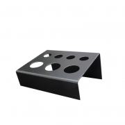 Pigmented metal cup holder small, black