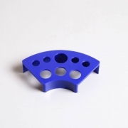 Pigmented plastic cup holder small, blue
