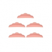 Набор валиков для ламинирования ресниц (S, M, M1, M2, L) 5 пар, розовые