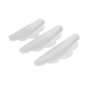 Set of silicone rollers for eyelash lifting and lamination (S, M, M1, M2, L) 5 pairs, transparent