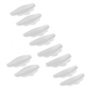 Набор валиков для ламинирования ресниц (S, M, M1, M2, L) 5 пар, прозрачные